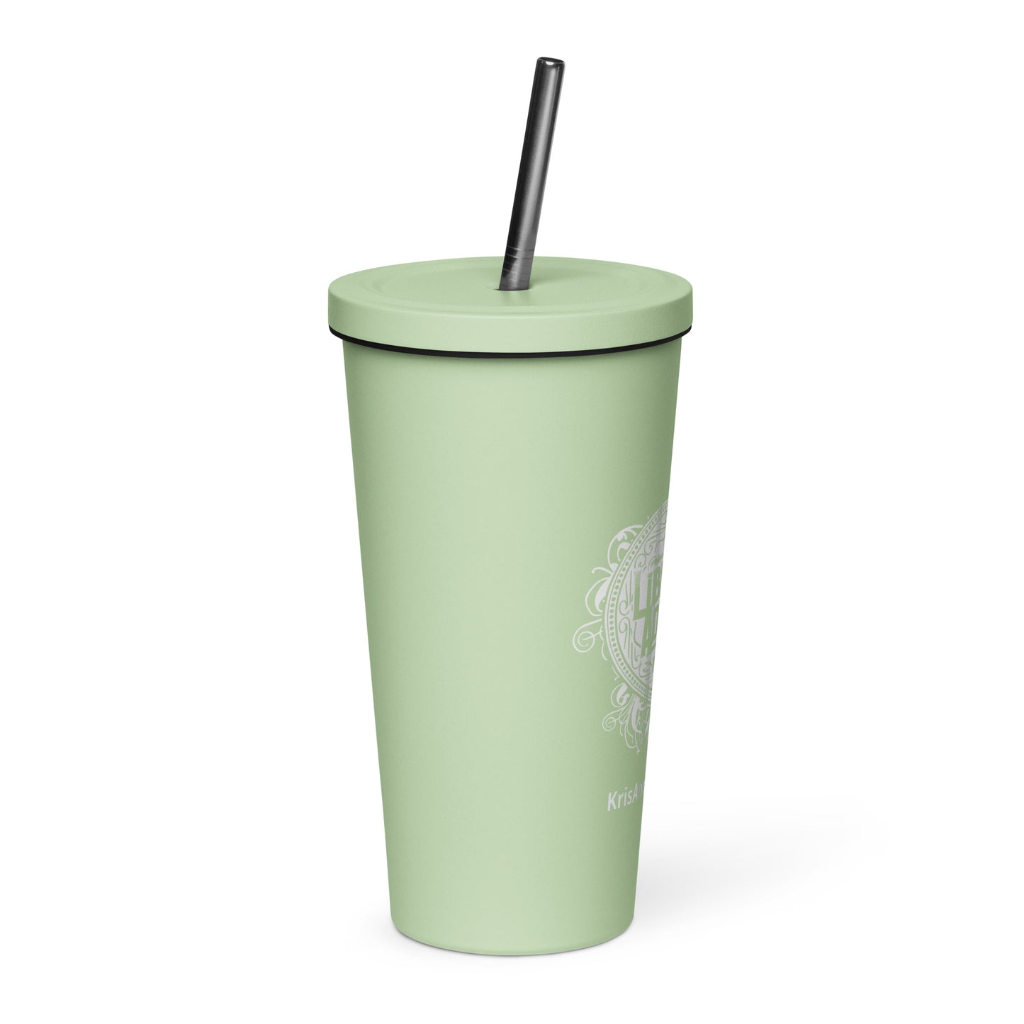 Liberty Addict Insulated tumbler with a straw