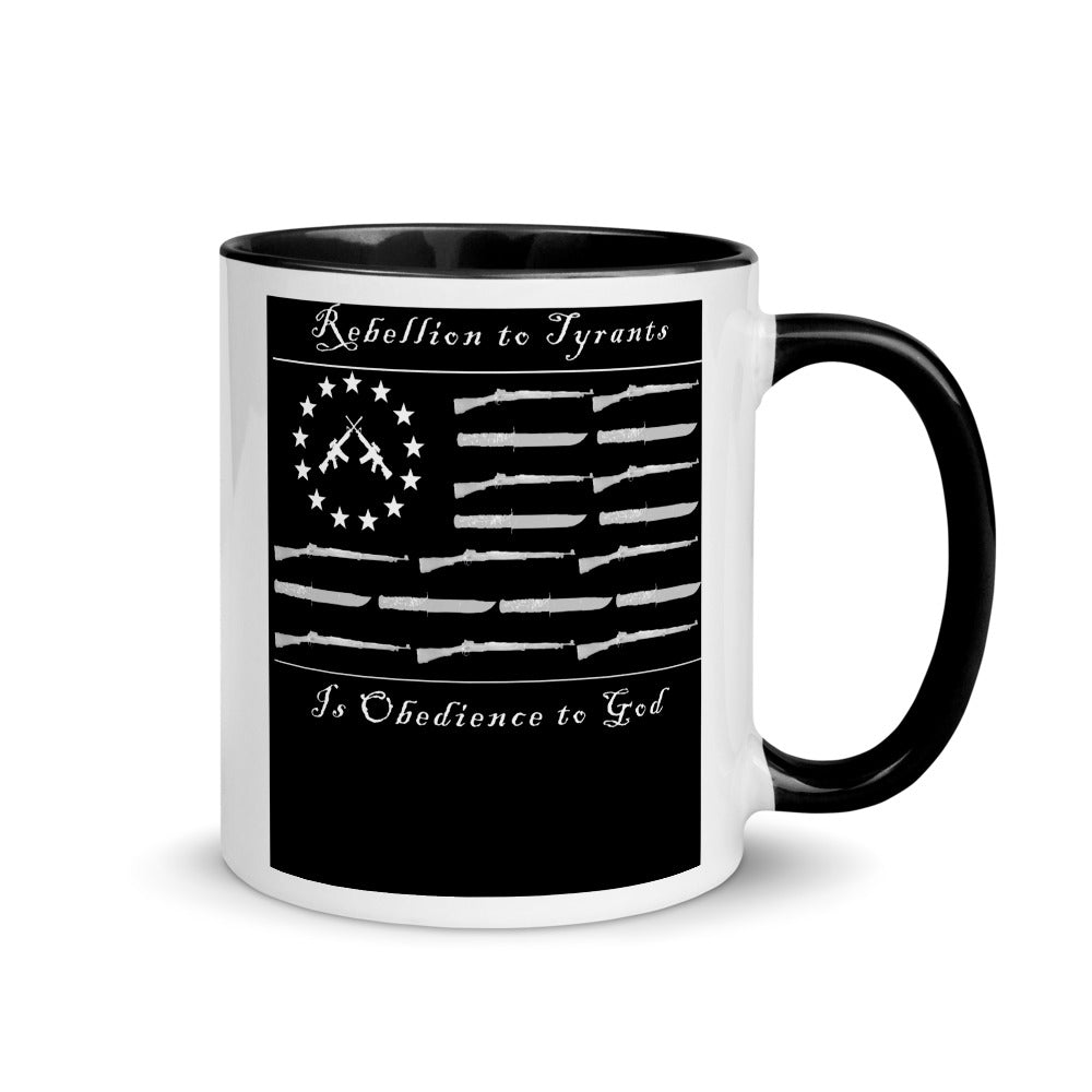 Rebellion To Tyrants Mug with Color Inside