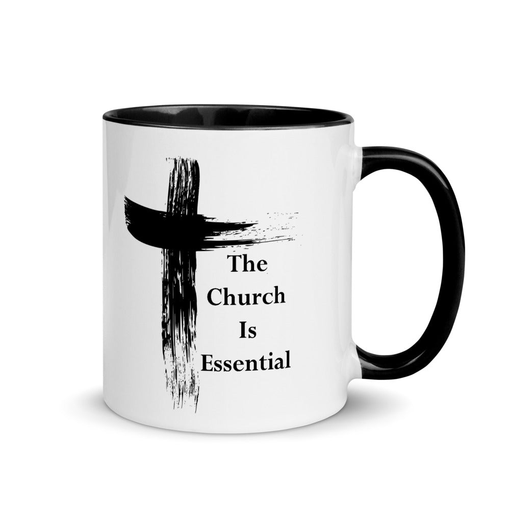 The Church Is Essential Mug with Color Inside