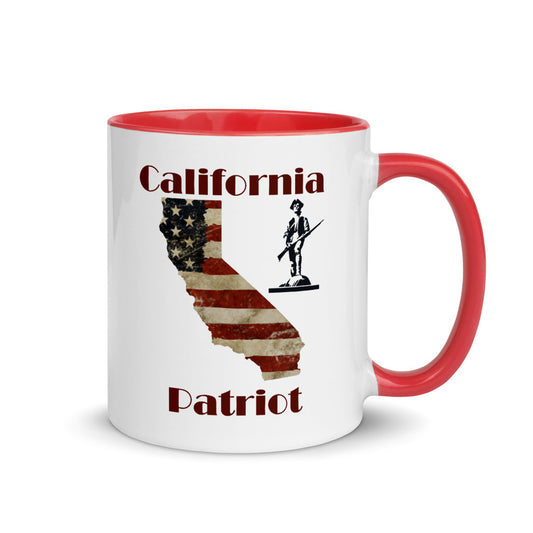 California Patriot Mug with Color Inside