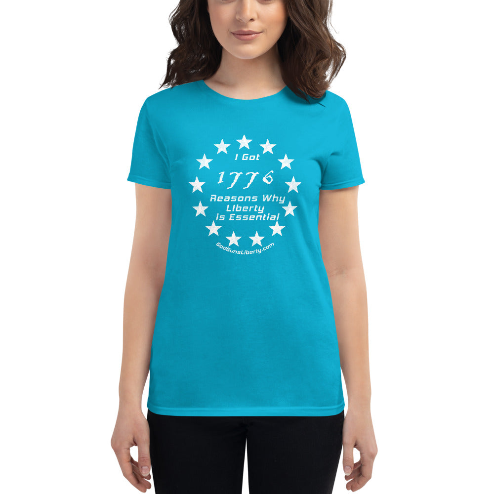 1776 Reasons Why Liberty Is Essential - Women's t-shirt